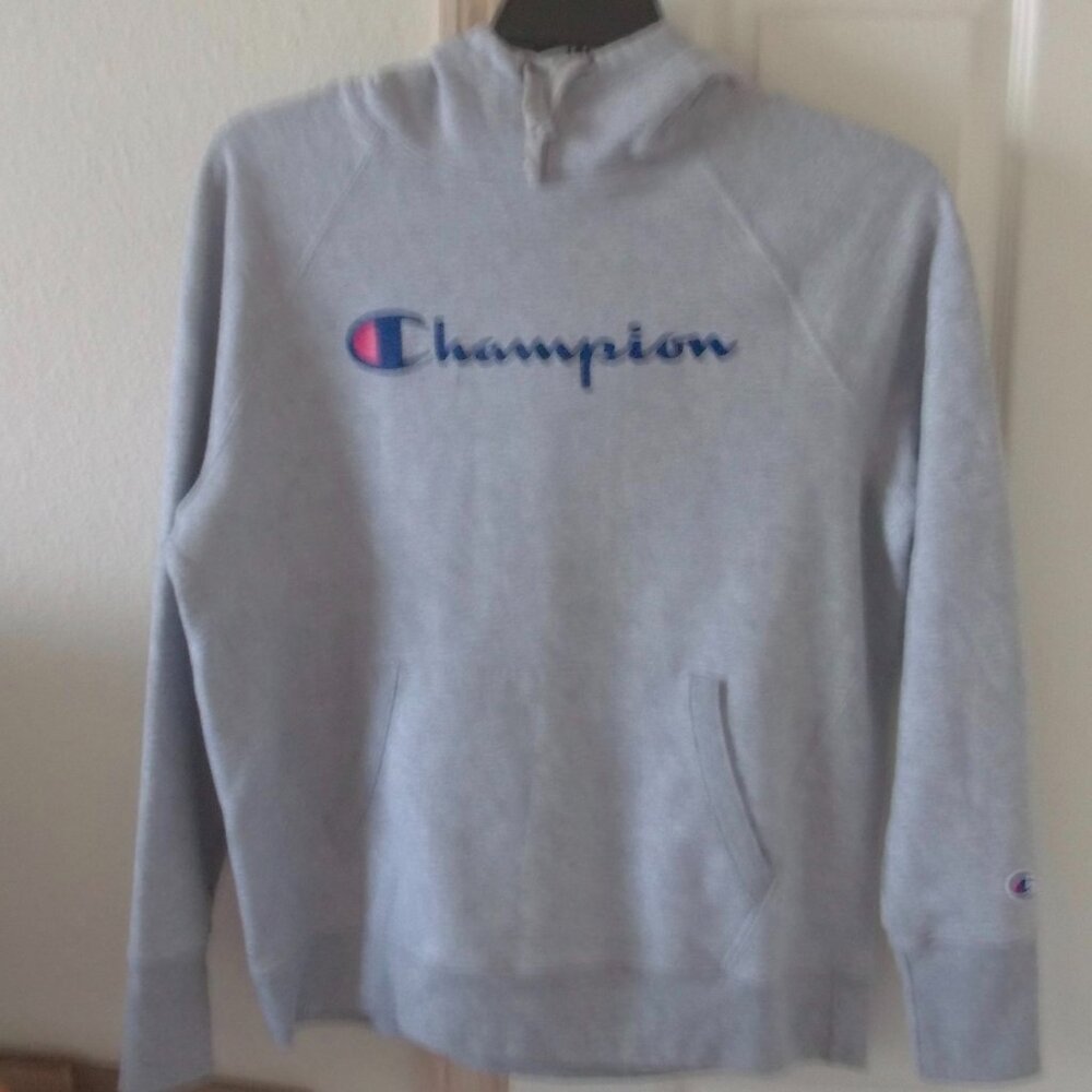 CHAMPION , GRAY SWEATSHIRT LADIES